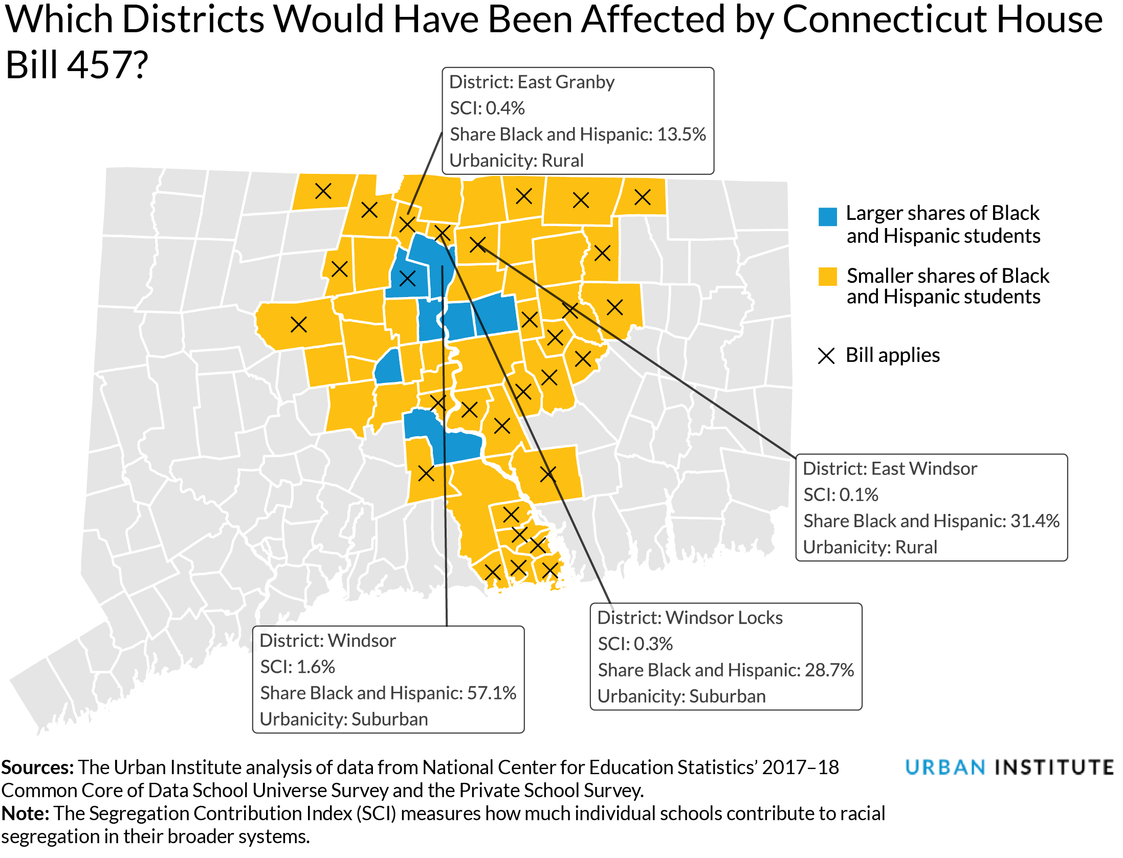 CT school districts map