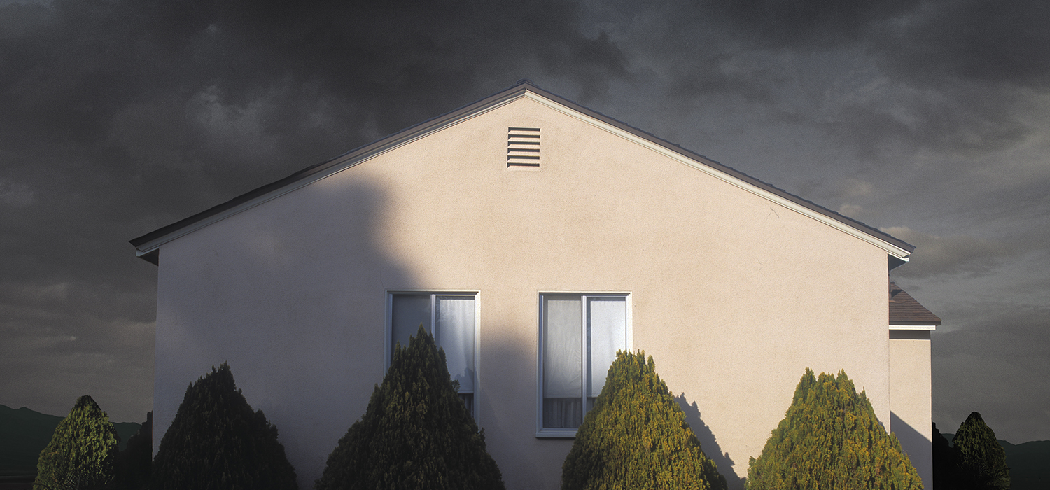 House in shadows