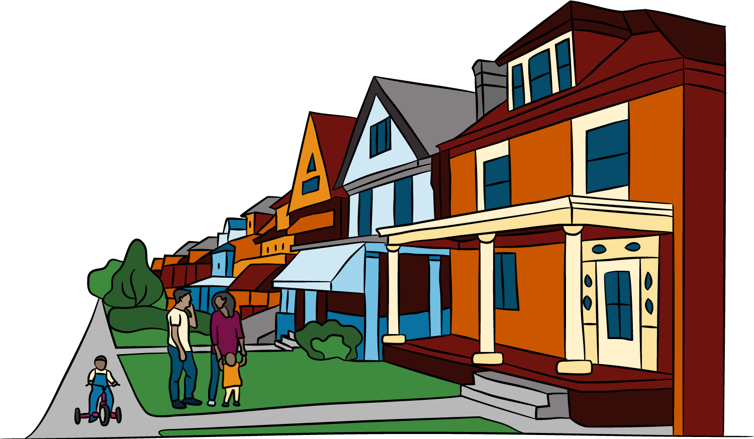 Illustration of the Yards