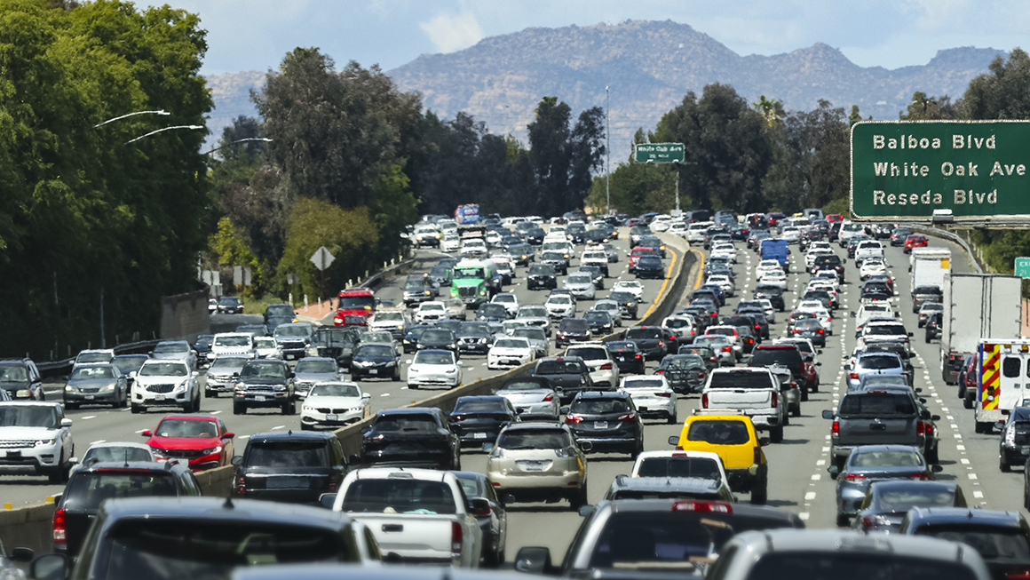 Traffic on a highway