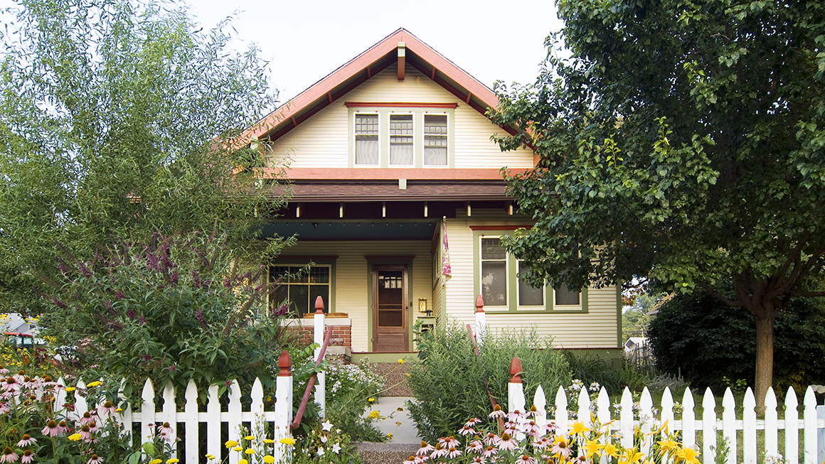 Front view of a home.
