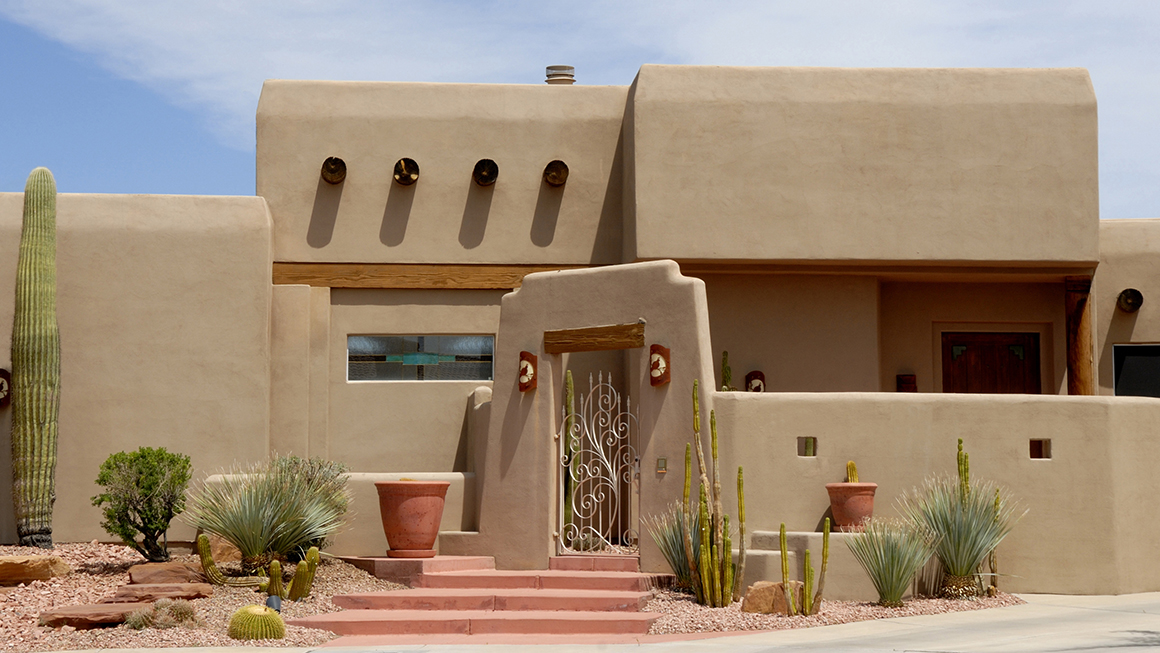 A southwest style home.