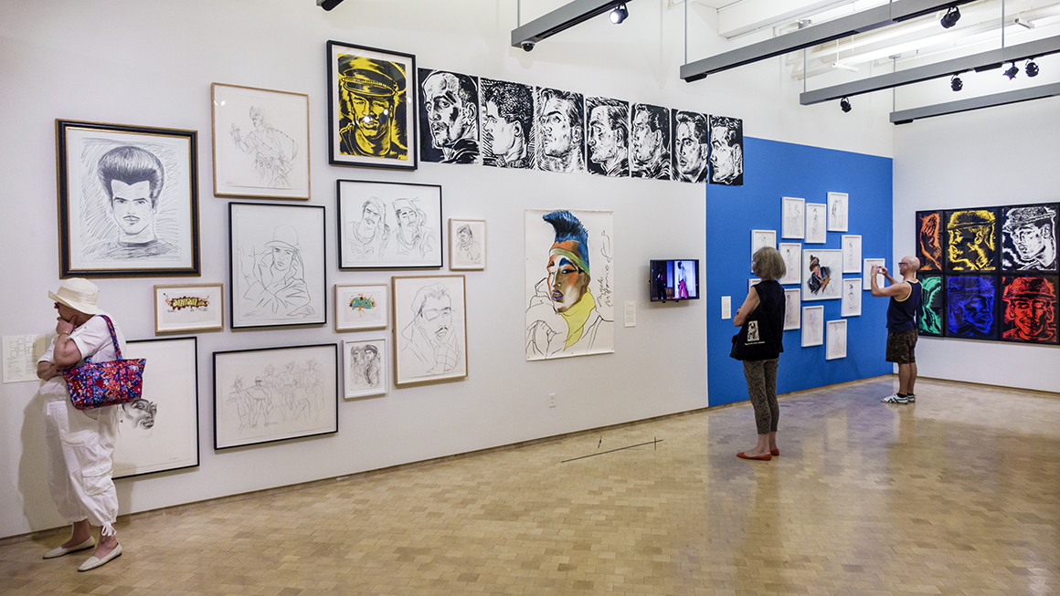 A photo of a musem gallery.