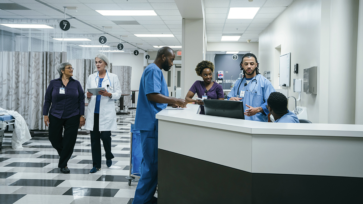 photo of health care workplace