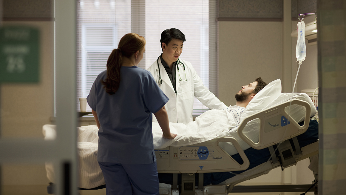 photo of doctor and patient in medical setting