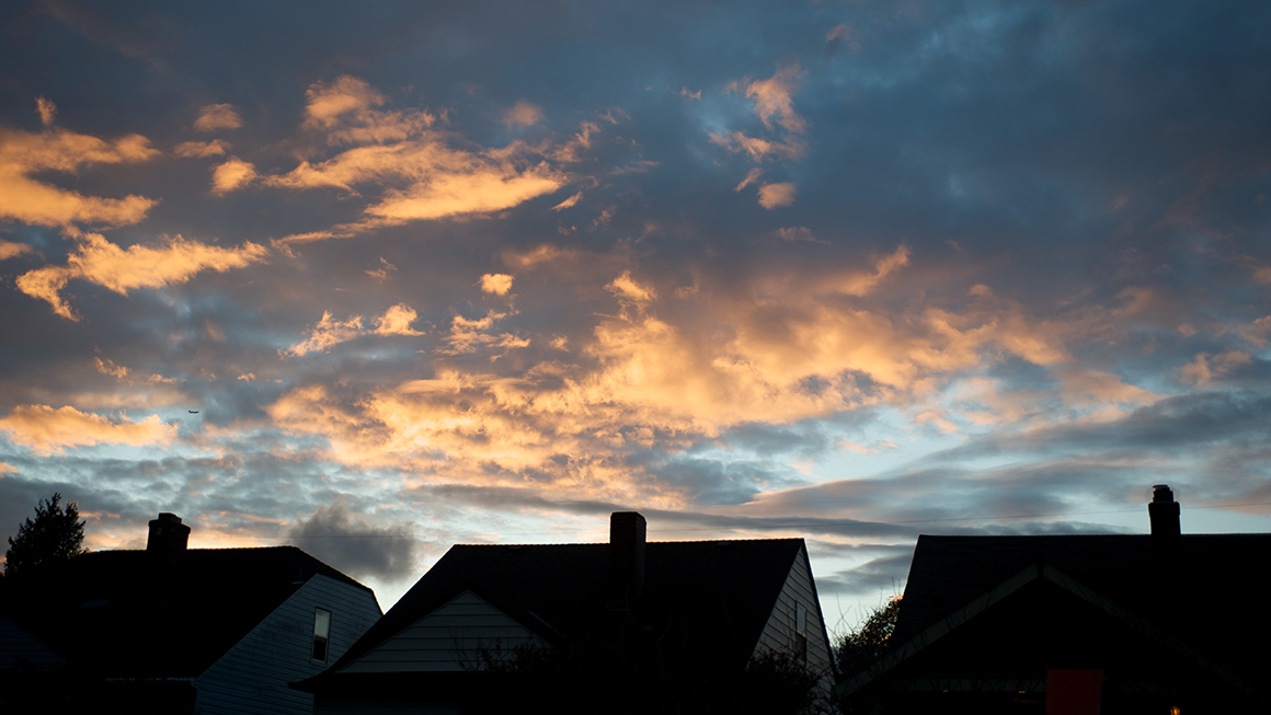 photo of sky over houses
