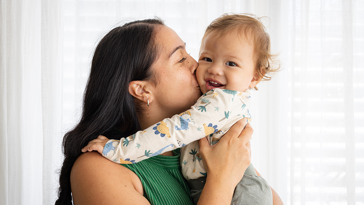 photo of mother with child