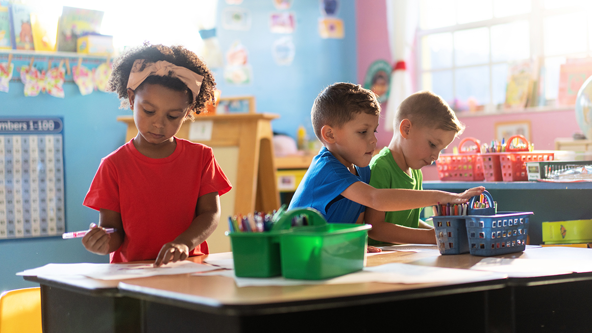 photo of children in classroom