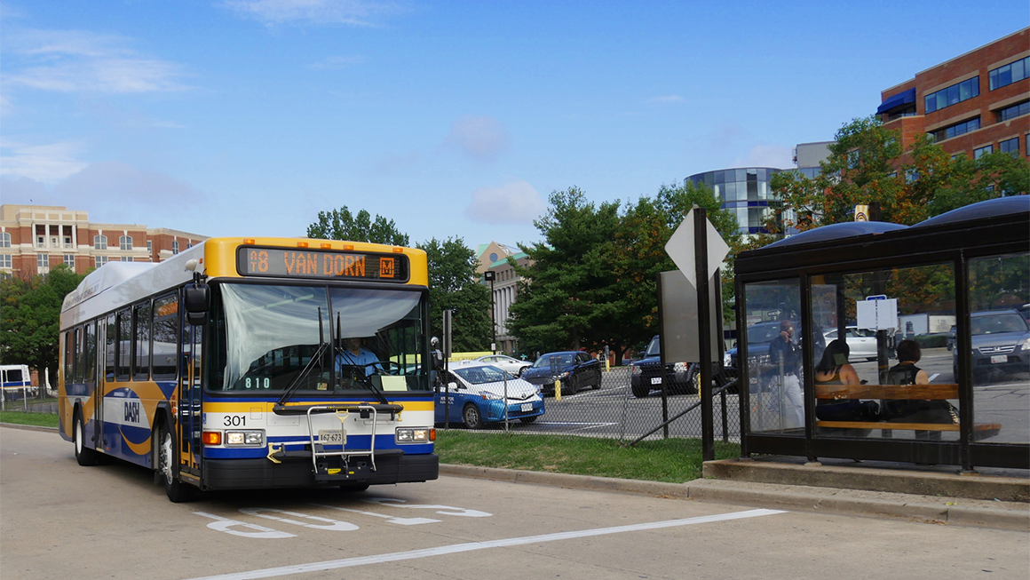 An image of a public bus.