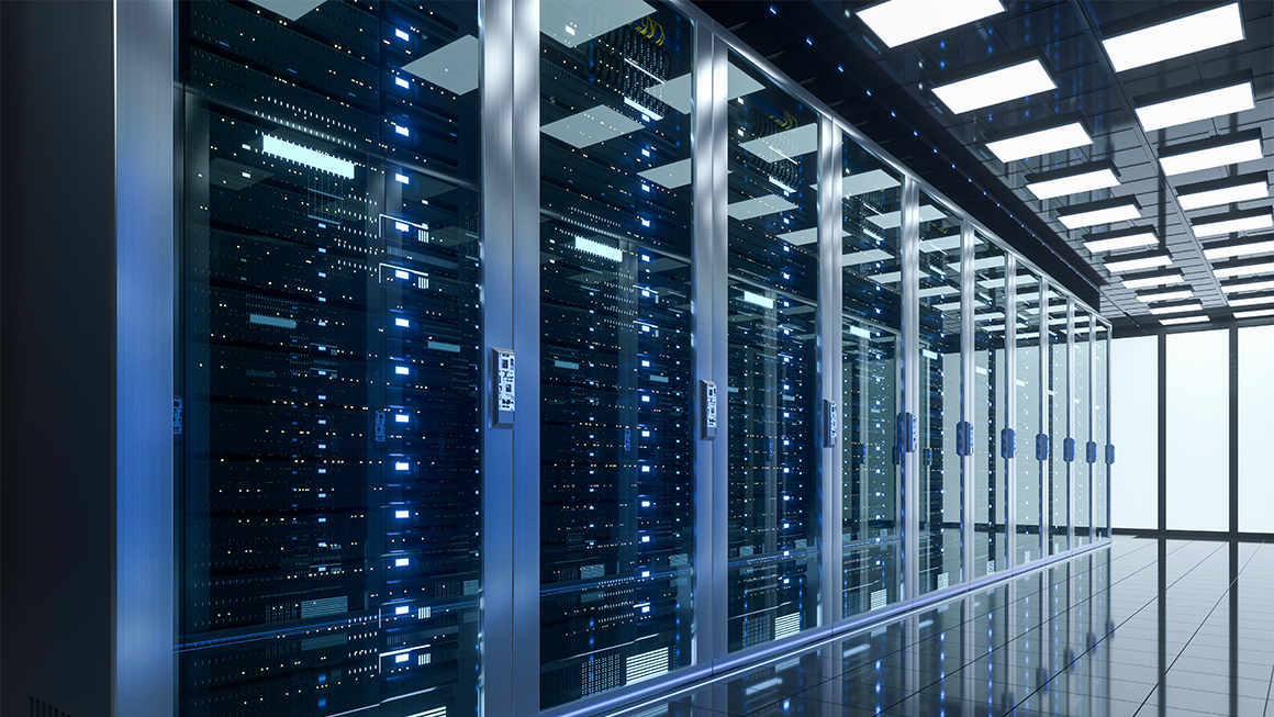 An image of data storage. 