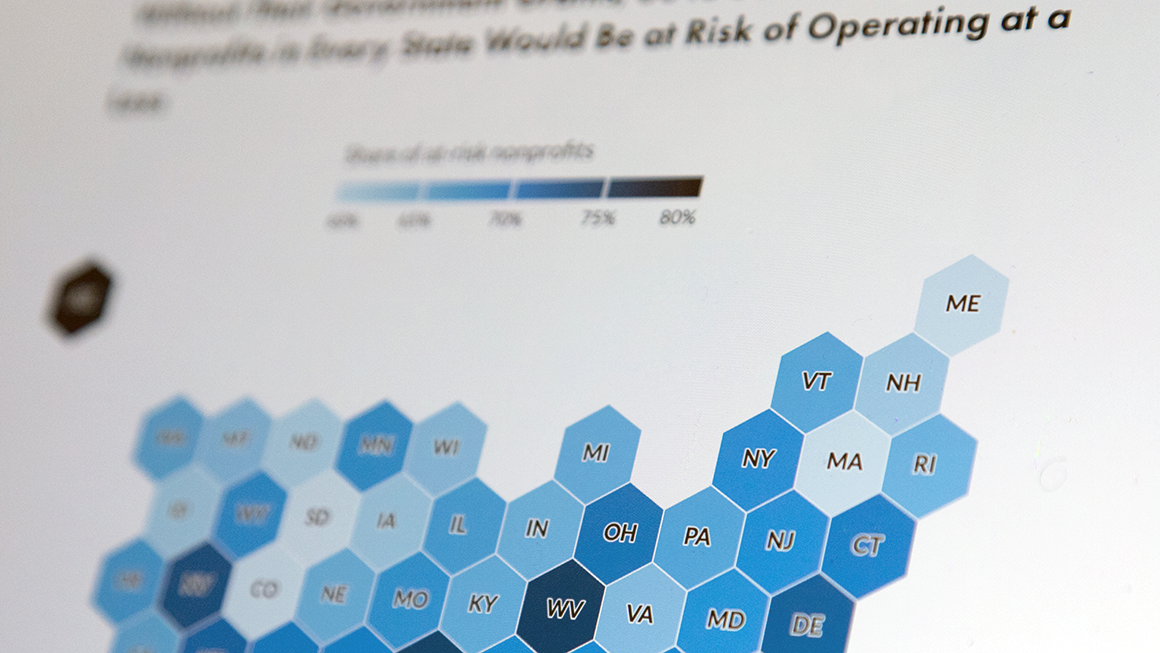 A coputer screen showing an image of a map.