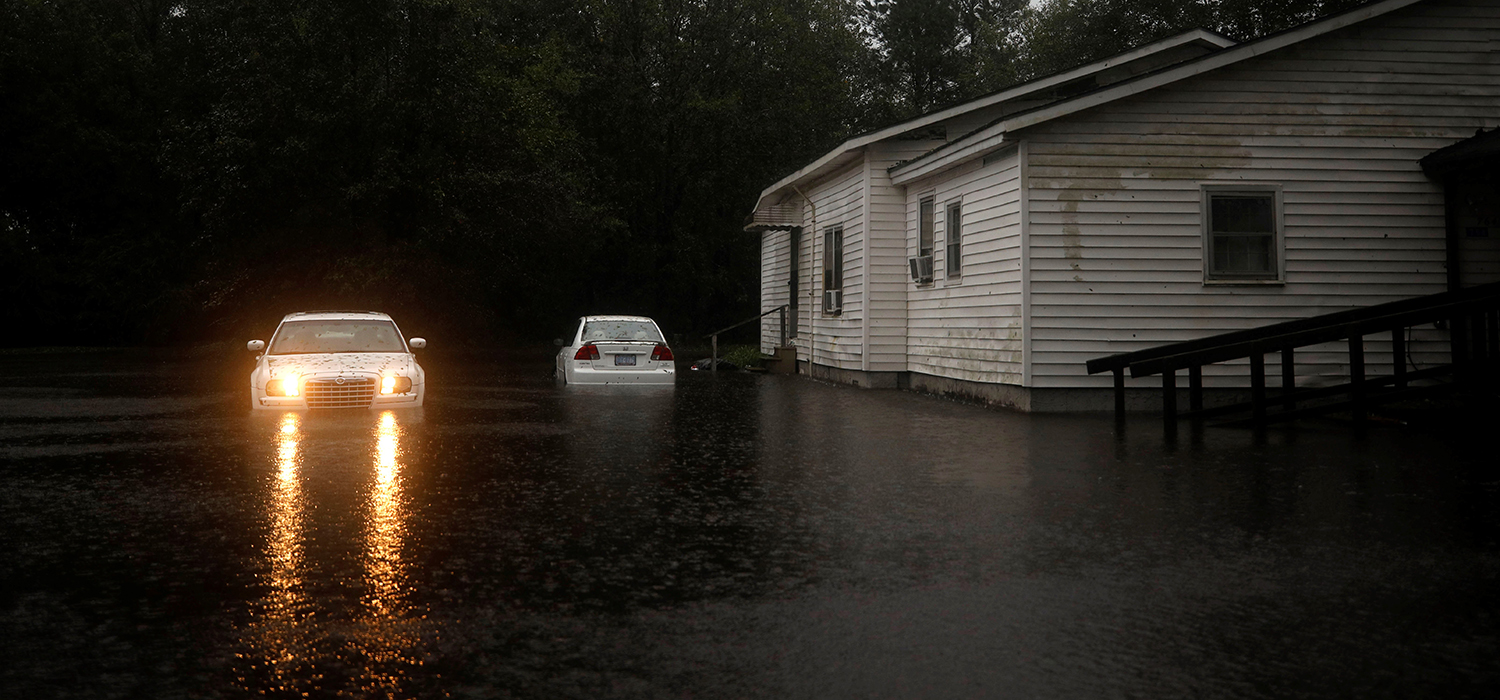 Flooding in North Carolina during Hurricane Florence