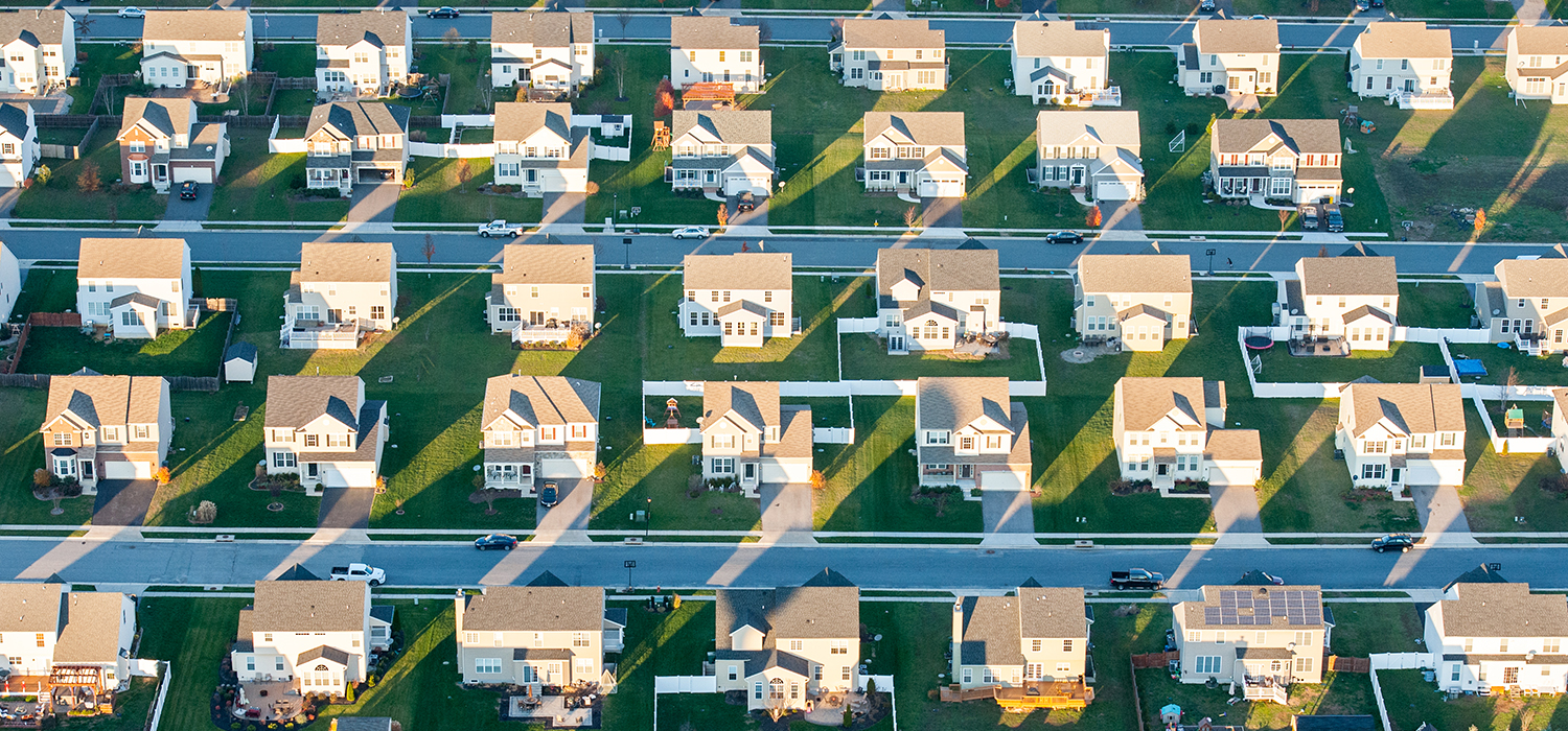 Rows of houses