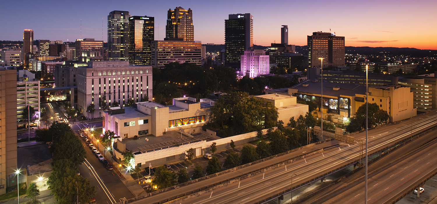 Cityscape of Birmingham, Alabama
