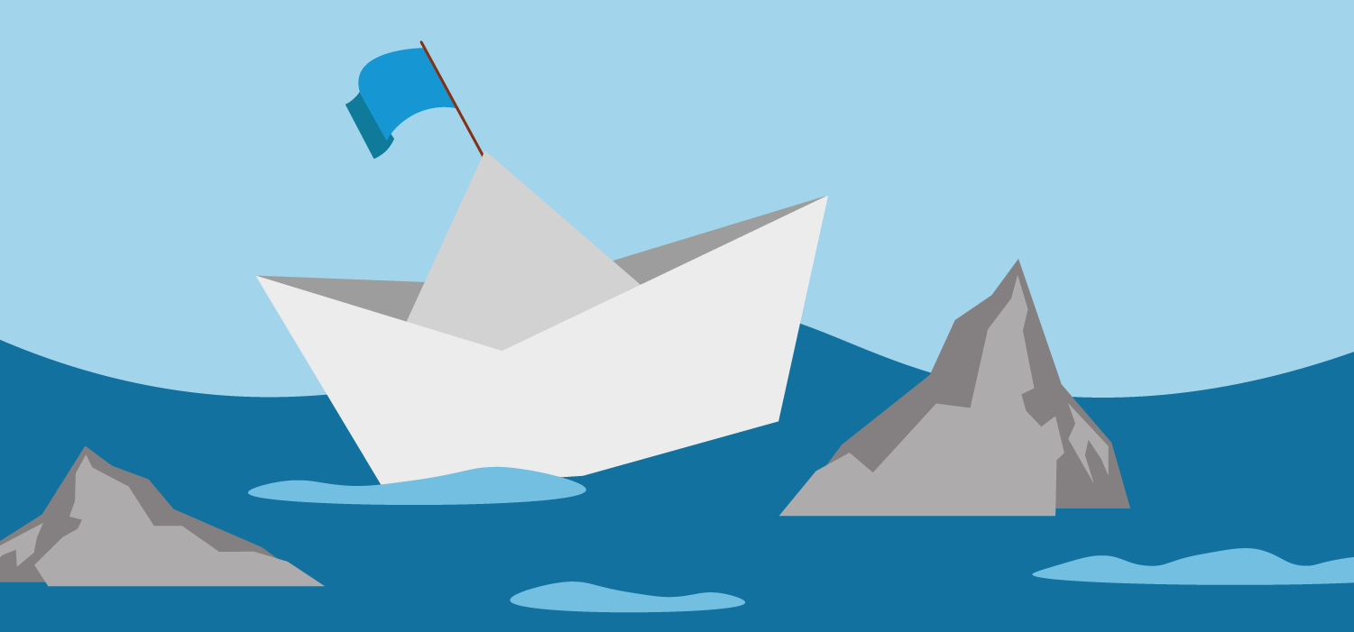 A boat in the water