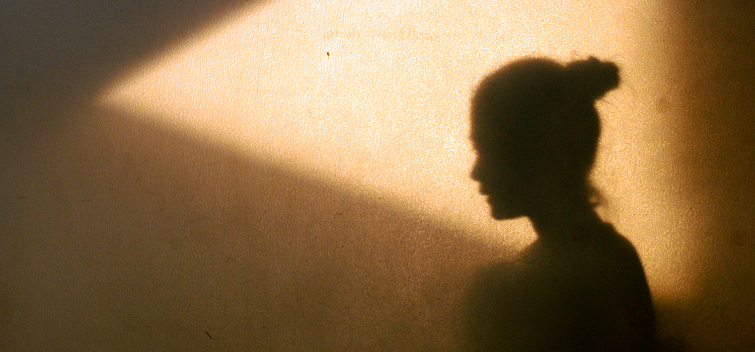 Shadow of a woman 