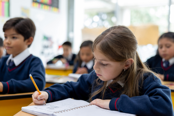 kids in class