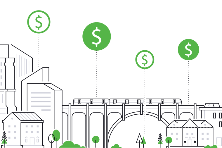 City spending illustration
