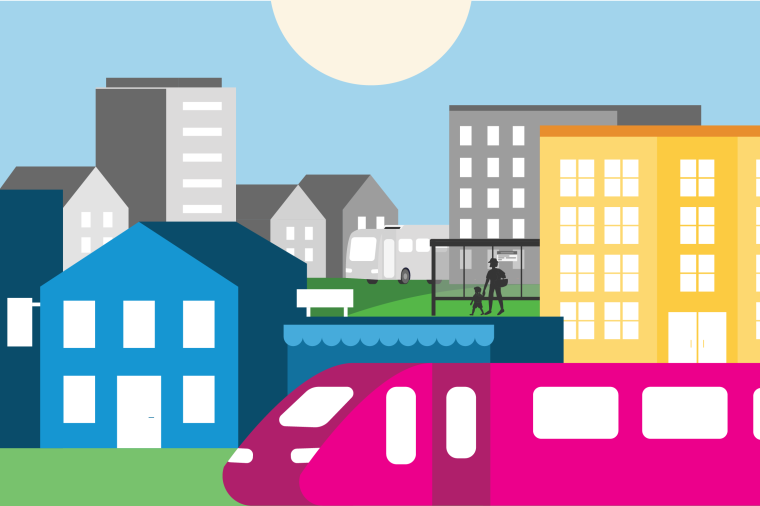 illustration photo of transit development