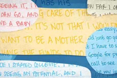 Note Illustration of women's voices