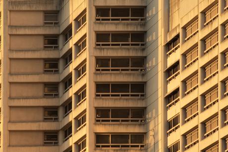Exterior shot of jail building