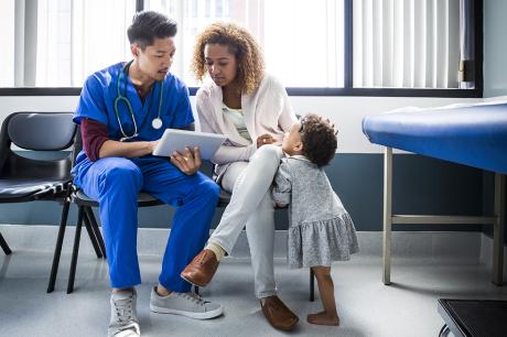 Family with a physician