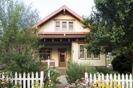 Front view of a home.