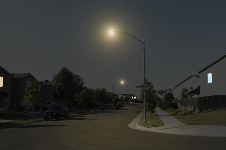 Street lamp at night