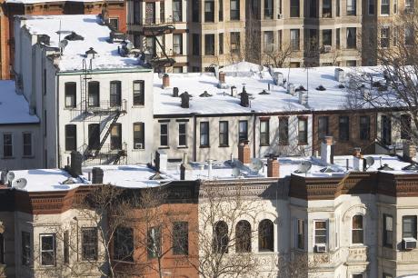 Housing during the winter.