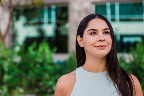 Alyssa Beltran, community worker in the Office of Research and Evaluation in Santa Clara County’s Social Service Agency