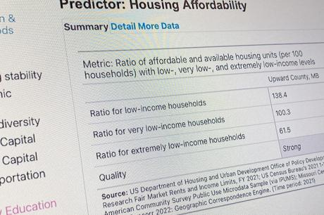 Mobility Metrics Data Table