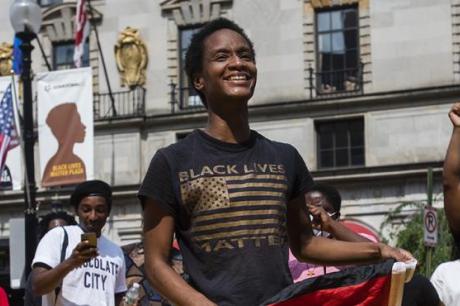 photo of Black Lives Matter activists in DC