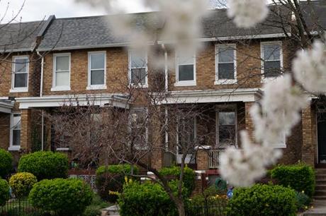Houses are pictured on C St. SE near 17th St. SE.