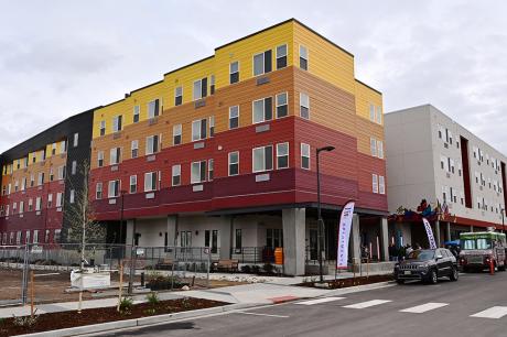150-unit affordable housing development at 48th and Vine St. in Denver, Colorado