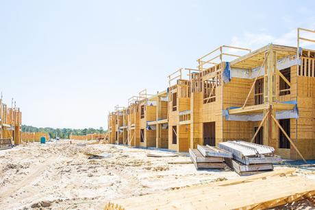 A new construction building