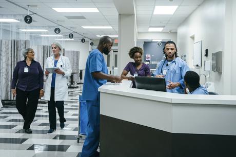 photo of health care workplace