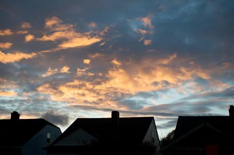photo of sky over houses