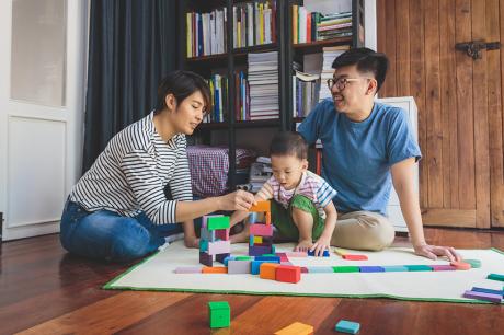 photo of Asian family