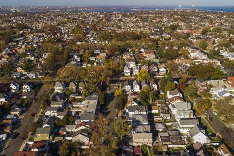 birds eye view photo of city