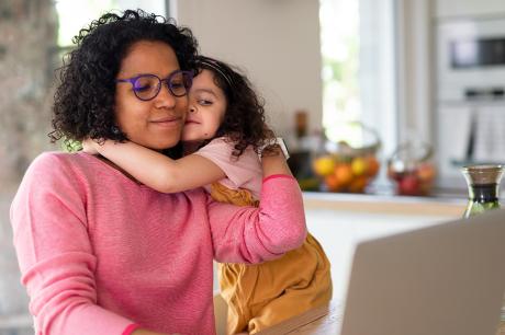 photo of parent with child