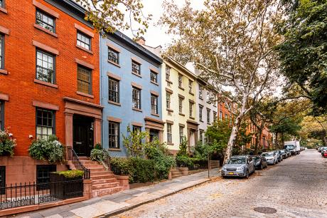 photo of row houses