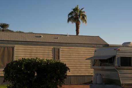 photo of mobile home