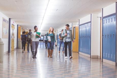 Students in hallway
