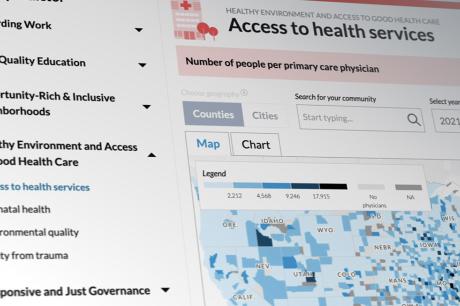 Image of a map on the desktop.