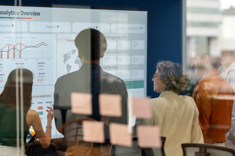 photo of people working together