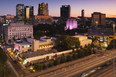 Cityscape of Birmingham, Alabama