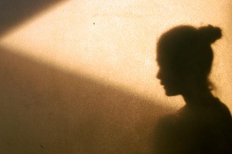 Shadow of a woman 
