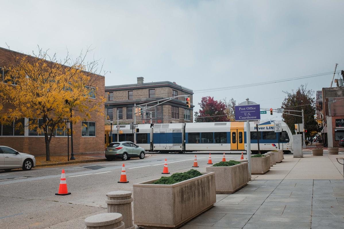 Light Rail in Camden, New Jersey